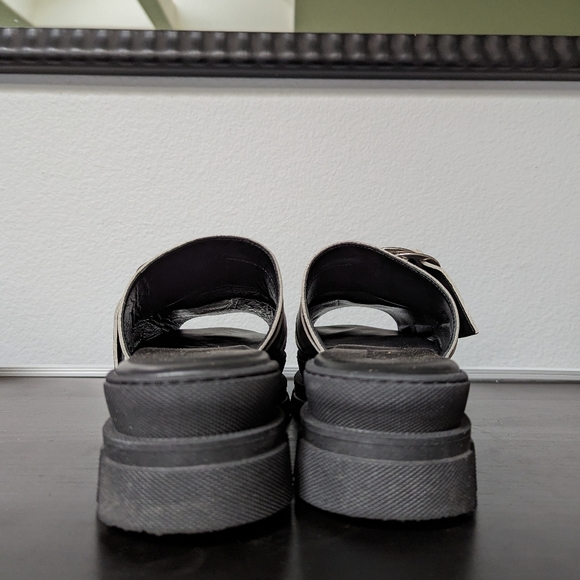 Ganni designer chunky platform sandals (US W9.5) - Picture 3 of 8